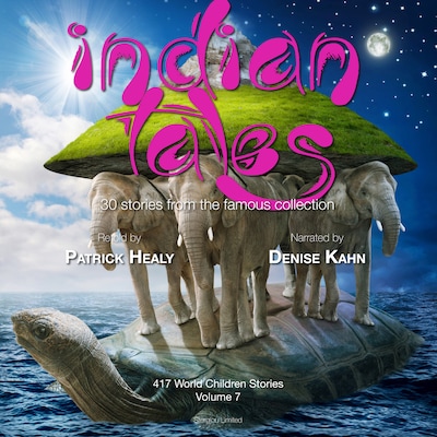 Indian Tales – omslag till ljudboken av Patrick Healy