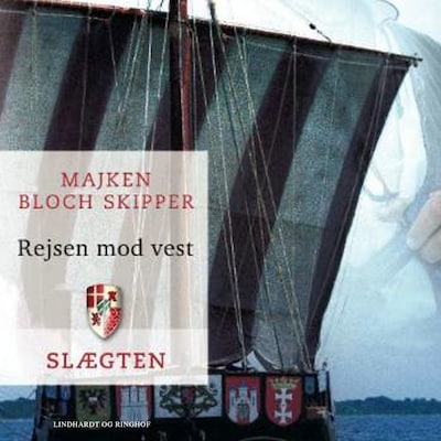 Slægten 8: Rejsen mod vest – omslag til lydbogen af Majken Bloch Skipper