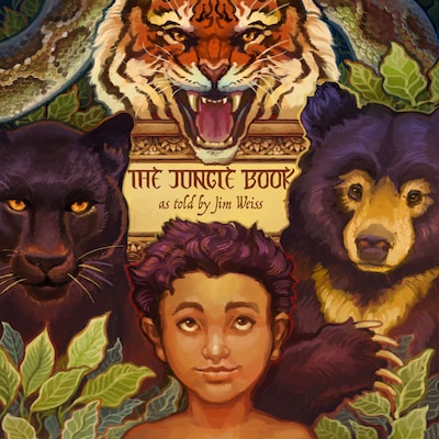 The Jungle Book – okładka audiobooka, autor Rudyard Kipling