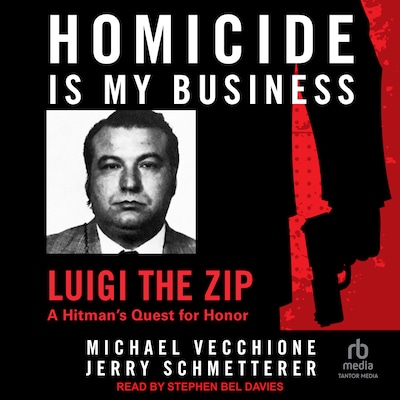 Homicide Is My Business – omslag til lydbogen af Jerry Schmetterer, Michael Vecchione