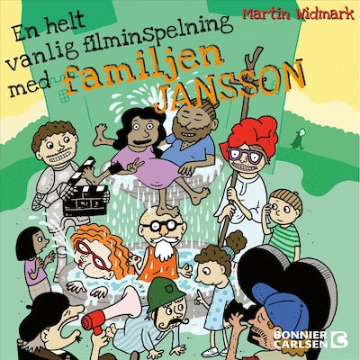 En helt vanlig filminspelning med familjen Jansson