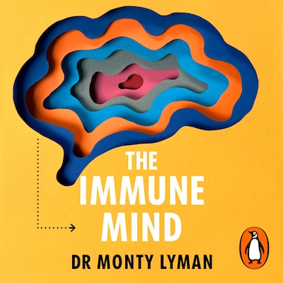The Immune Mind – omslag til lydbogen af Monty Lyman