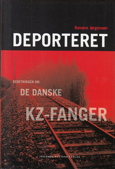Deporteret - beretningen om de danske kz-fanger – omslag til lydbogen af Rasmus Jørgensen