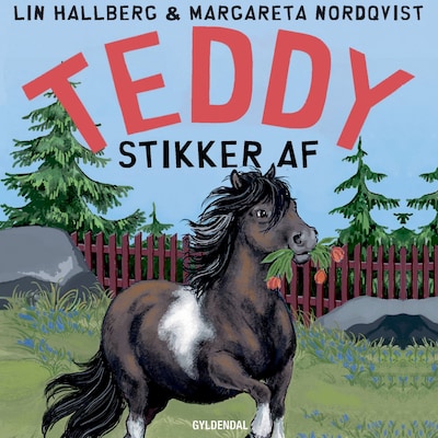 Teddy 6 - Teddy stikker af – omslag til lydbogen af Lin Hallberg