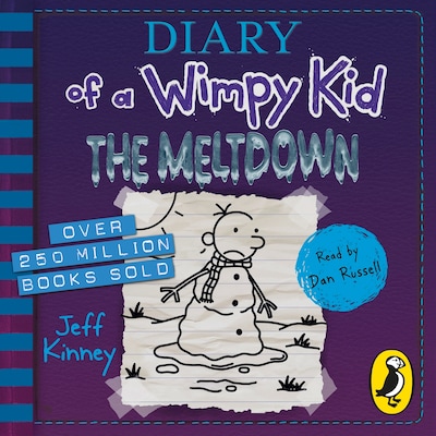 Diary of a Wimpy Kid: The Meltdown (Book 13) – omslag til lydbogen af Jeff Kinney