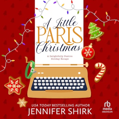 A Little Paris Christmas – omslag til lydbogen af Jennifer Shirk