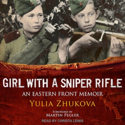 Girl With A Sniper Rifle – omslag til lydbogen af Yulia Zhukova