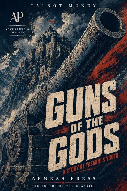 Guns of the Gods: A Story of Yasmini's Youth – omslag til lydbogen af Talbot Mundy