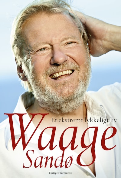 Et ekstremt lykkeligt liv – omslag til lydbogen af Niels Ole Qvist, Waage Sandø