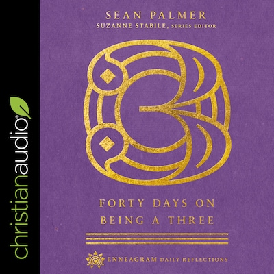 Forty Days on Being a Three – omslag til lydbogen af Sean Palmer