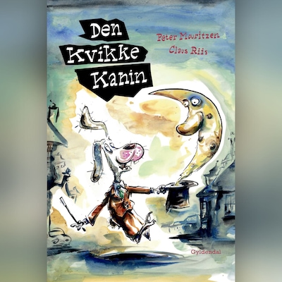 Den kvikke kanin – omslag til lydbogen af Peter Mouritzen
