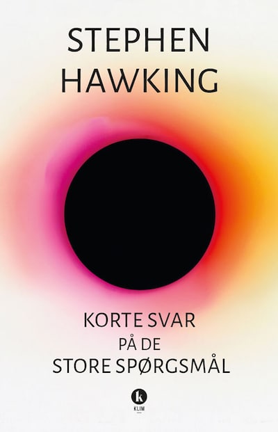 Korte svar på de store spørgsmål – omslag til lydbogen af Stephen Hawking