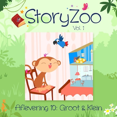 Groot & Klein – omslag van het luisterboek van StoryZoo