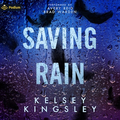 Saving Rain – omslag til lydbogen af Kelsey Kingsley