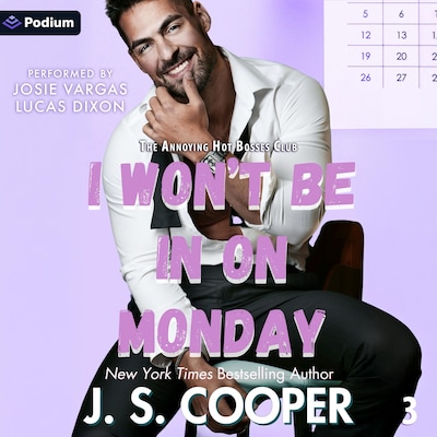 I Won't Be in on Monday – omslag til lydbogen af J.S. Cooper
