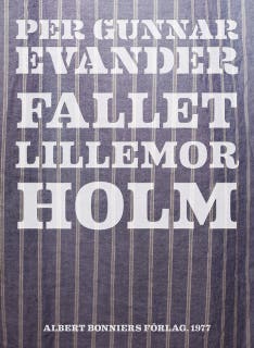 Fallet Lillemor Holm – omslag till ljudboken av Per Gunnar Evander