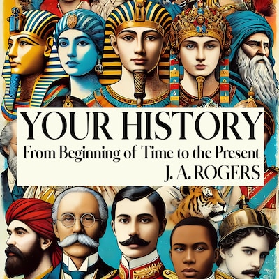 Your History: From Beginning of Time to the Present – omslag til lydbogen af J. A. Rogers