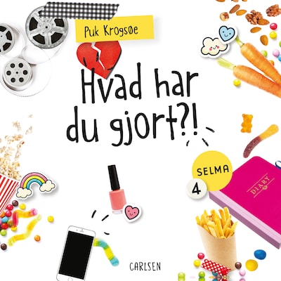 Selma (4) - Hvad har du gjort?! – omslag til lydbogen af Puk Krogsøe