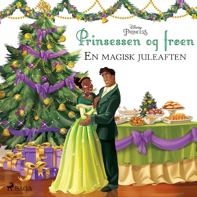 Prinsessen og frøen - En magisk juleaften – omslag til lydbogen af Disney