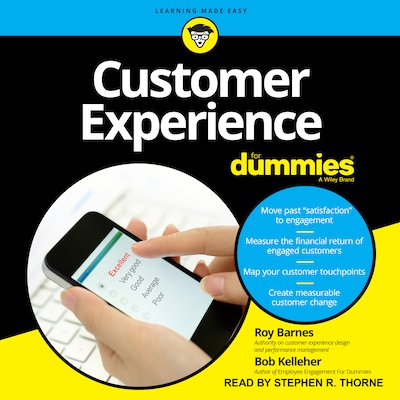 Customer Experience For Dummies – omslag til lydbogen af Roy Barnes, Bob Kelleher