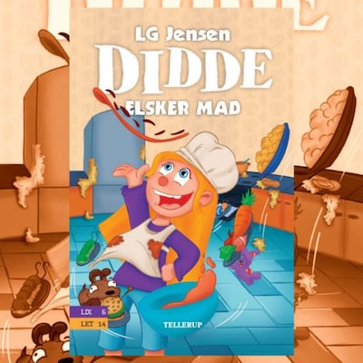 Didde elsker alt #2: Didde elsker mad – omslag til lydbogen af LG Jensen