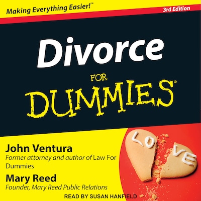 Divorce for Dummies – omslag til lydbogen af John Ventura, Mary Reed