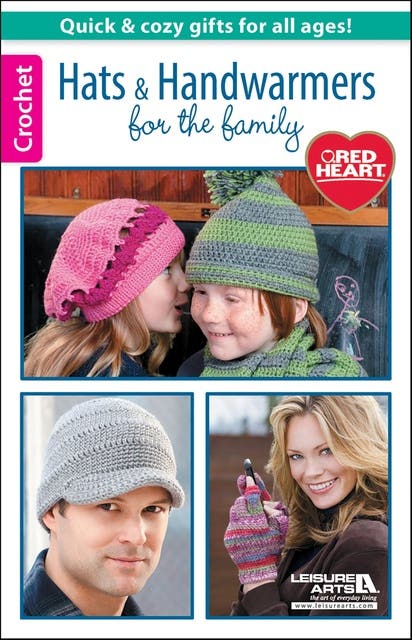 Hats & Handwarmers for the Family – omslag til lydbogen af Leisure Arts
