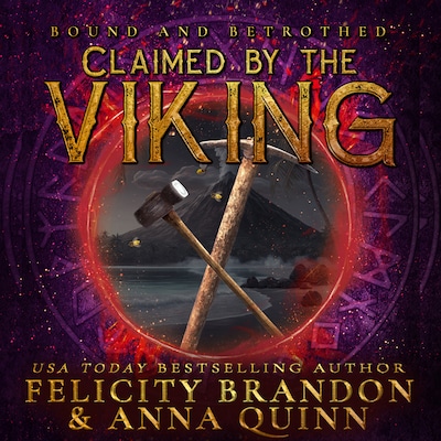 Claimed by the Viking – omslag til lydbogen af Anna Quinn, Felicity  Brandon