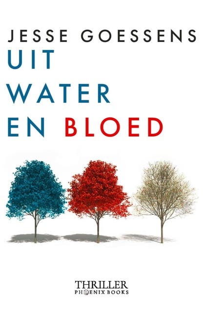 Uit water en bloed – omslag van het luisterboek van Jesse Goessens