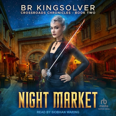 Night Market – omslag til lydbogen af BR Kingsolver