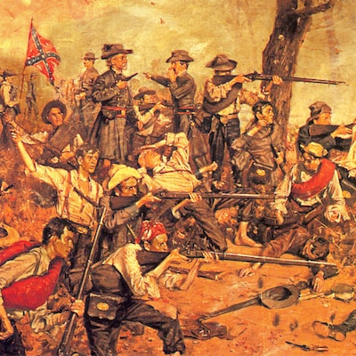 The Red Badge of Courage, with eBook – omslag til lydbogen af Stephen Crane