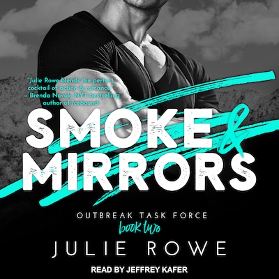 Smoke & Mirrors – omslag til lydbogen af Julie Rowe