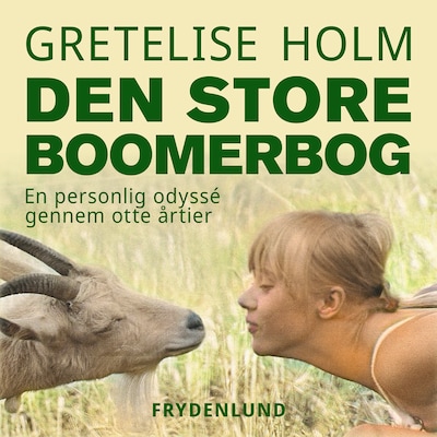 Den store boomerbog – omslag til lydbogen af Gretelise Holm