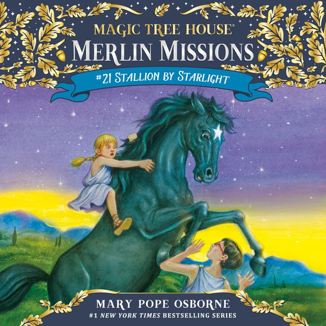 Stallion by Starlight – omslag til lydbogen af Mary Pope Osborne
