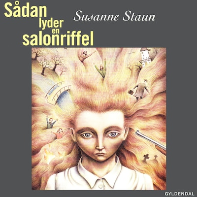 Sådan lyder en salonriffel – omslag til lydbogen af Susanne Staun