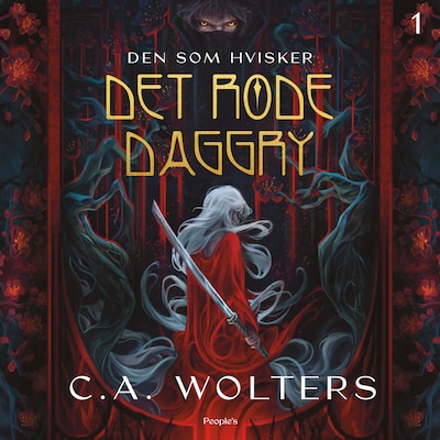 Den som hvisker – omslag til lydbogen af C. A. Wolters