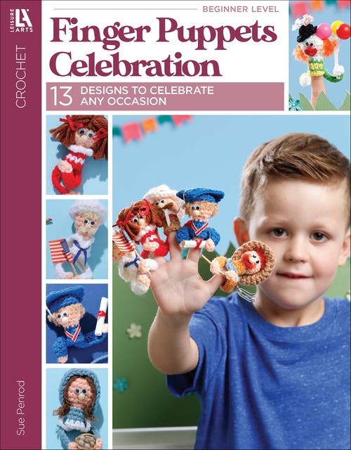 Finger Puppets Celebration: 13 Designs to Celebrate Any Occasion – omslag til lydbogen af Sue Penrod