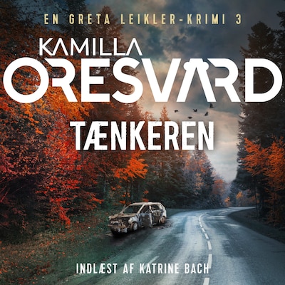 Tænkeren – omslag til lydbogen af Kamilla Oresvärd