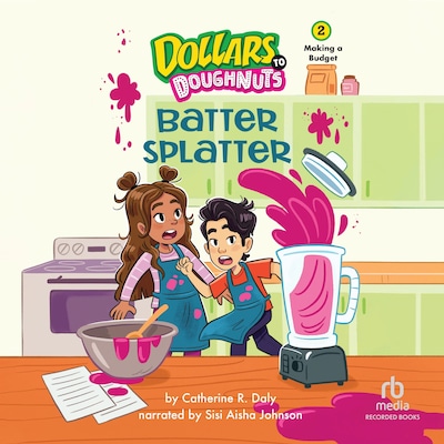 Batter Splatter – omslag til lydbogen af Catherine R. Daly