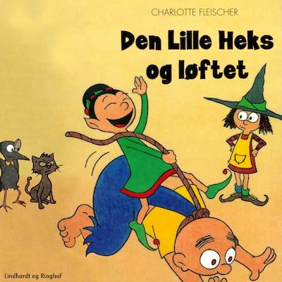 Den lille heks og løftet – omslag til lydbogen af Charlotte Fleischer