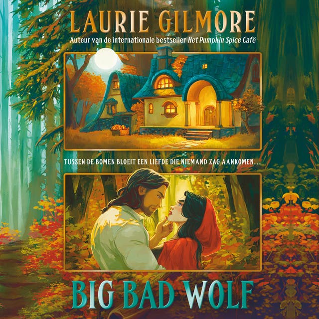 Big Bad Wolf: Tussen de bomen bloeit een liefde die niemand zag aankomen.. – omslag van het luisterboek van Laurie Gilmore