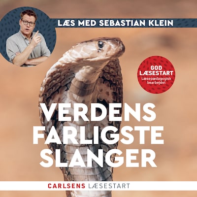 Læs med Sebastian Klein: Verdens farligste slanger – omslag til lydbogen af Sebastian Klein