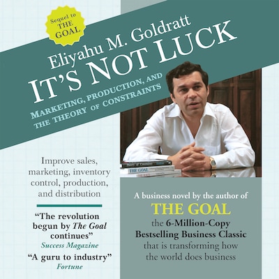 It's Not Luck – omslag til lydbogen af Eliyahu M. Goldratt