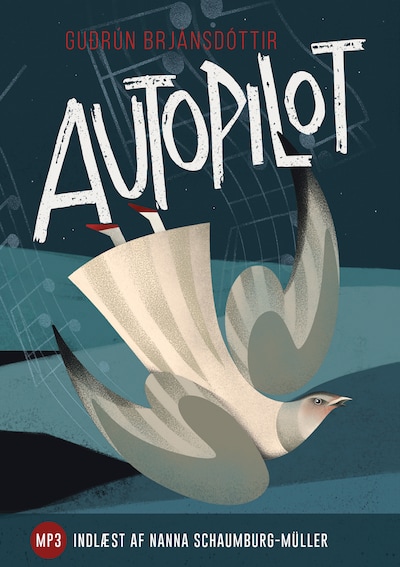 Autopilot – omslag til lydbogen af Guðrún Brjánsdóttir