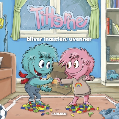Titterne bliver (næsten) uvenner – omslag til lydbogen af Elisabeth Kiertzner