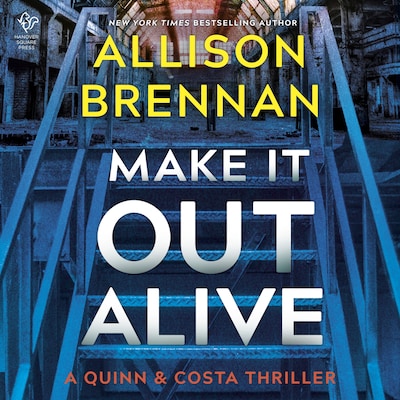 Make It Out Alive – omslag til lydbogen af Allison Brennan