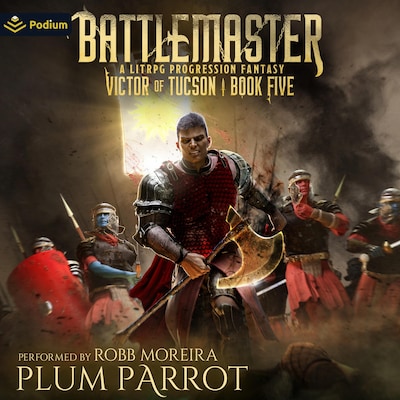 Battlemaster: A LitRPG Progression Fantasy – omslag til lydbogen af Plum Parrot