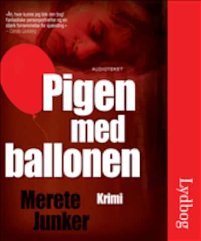 Pigen med ballonen – omslag til lydbogen af Merete Junker
