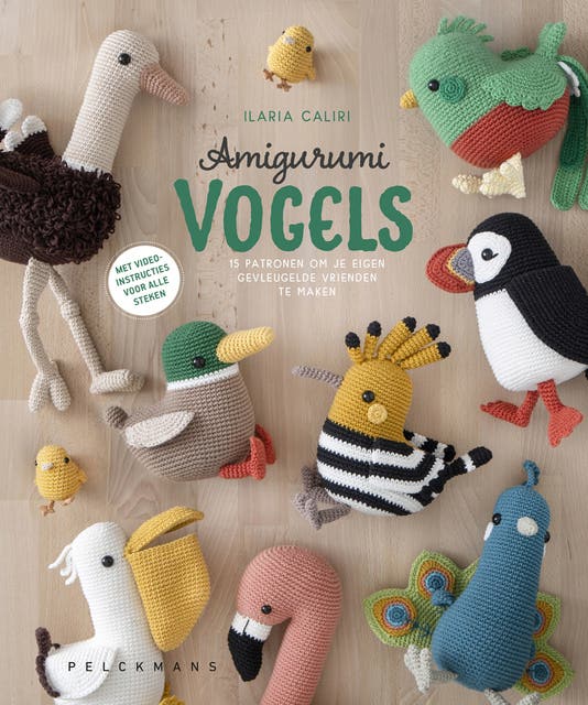 Amigurumi Vogels – omslag van het luisterboek van Ilaria Caliri