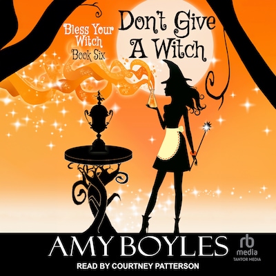 Don’t Give a Witch – omslag til lydbogen af Amy Boyles